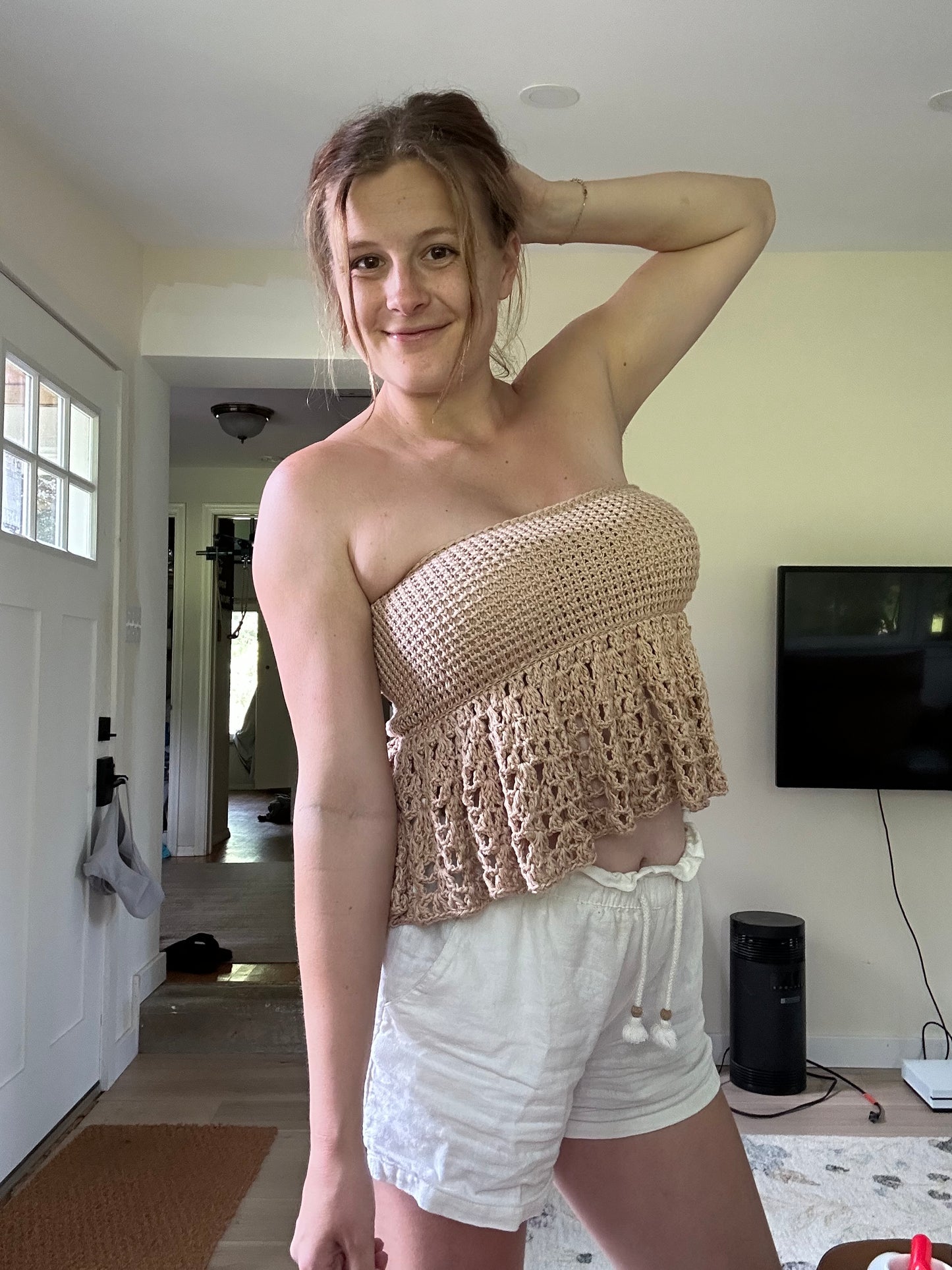 Coastal Tide Crochet Pattern – Made to Measure Summer Top, Babydoll, Peplum & Dress – PDF ONLY