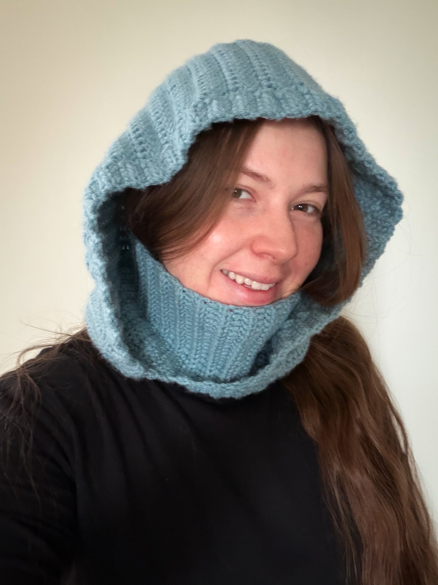 Nor'easter Schoodie Crochet Pattern PDF | Made to Measure Hood +Scarf Pattern