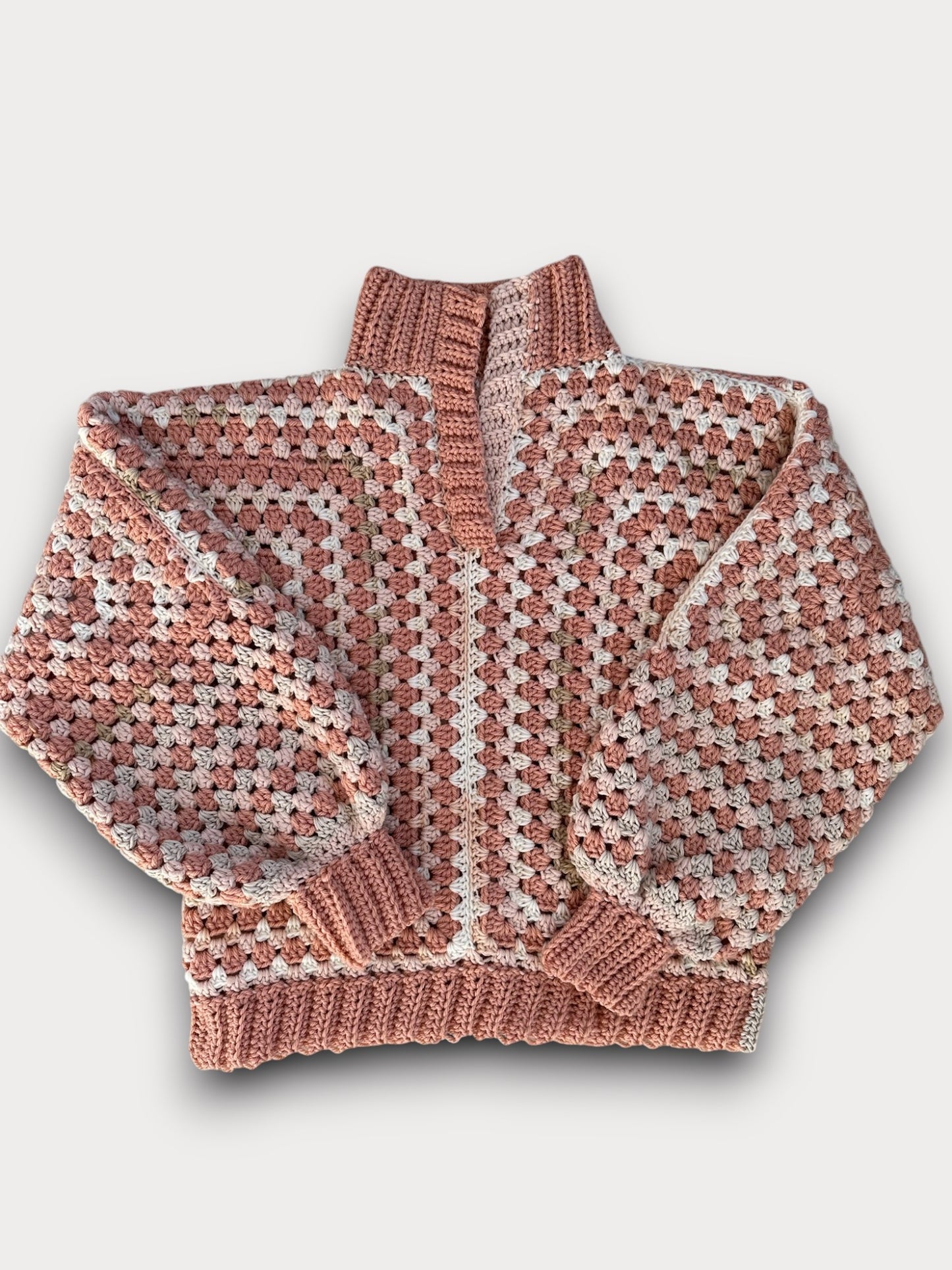 Granny Pullover Crochet Sweater PATTERN & Video Tutorial