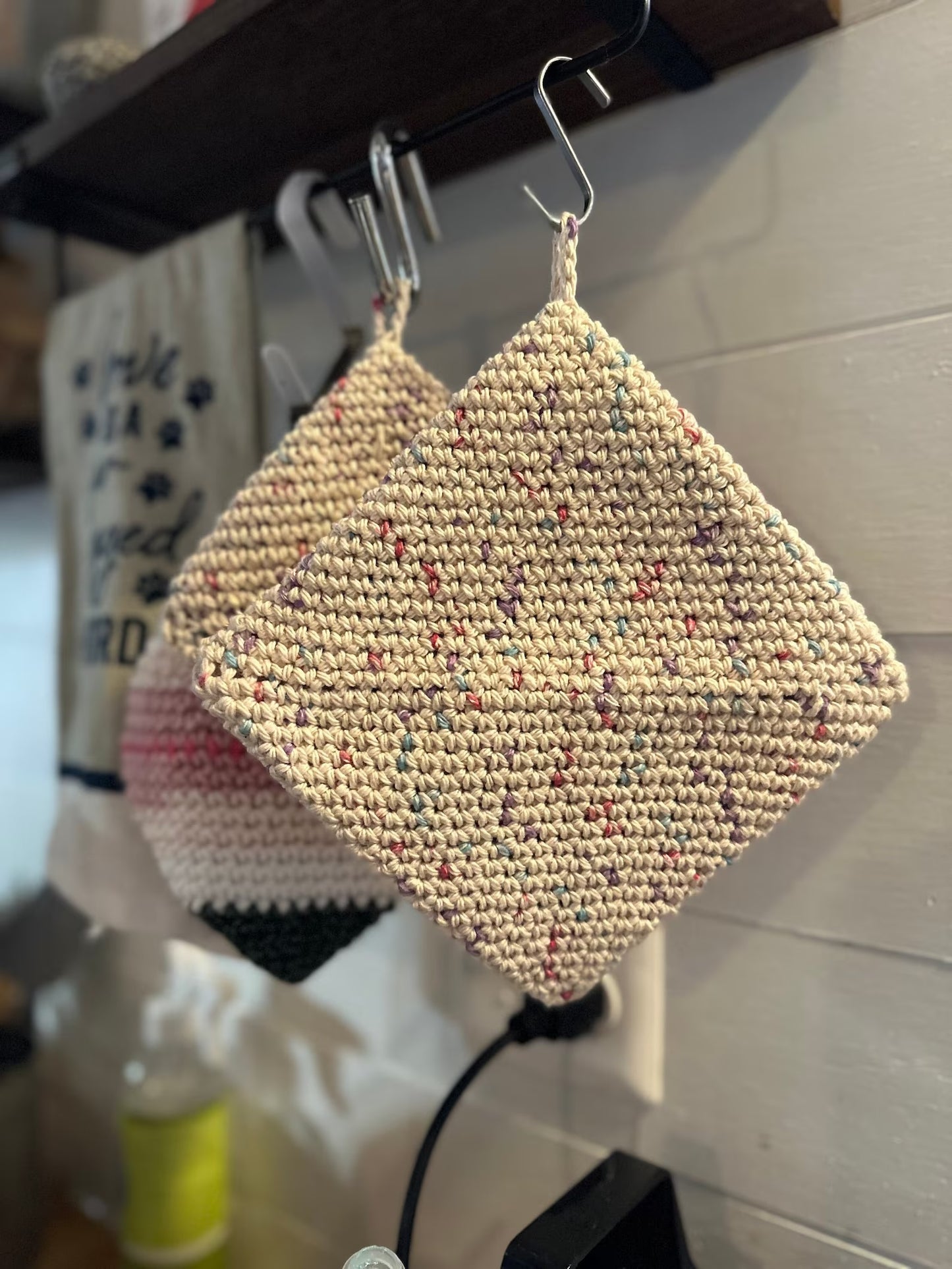 Double Thickness Potholder Crochet PATTERN