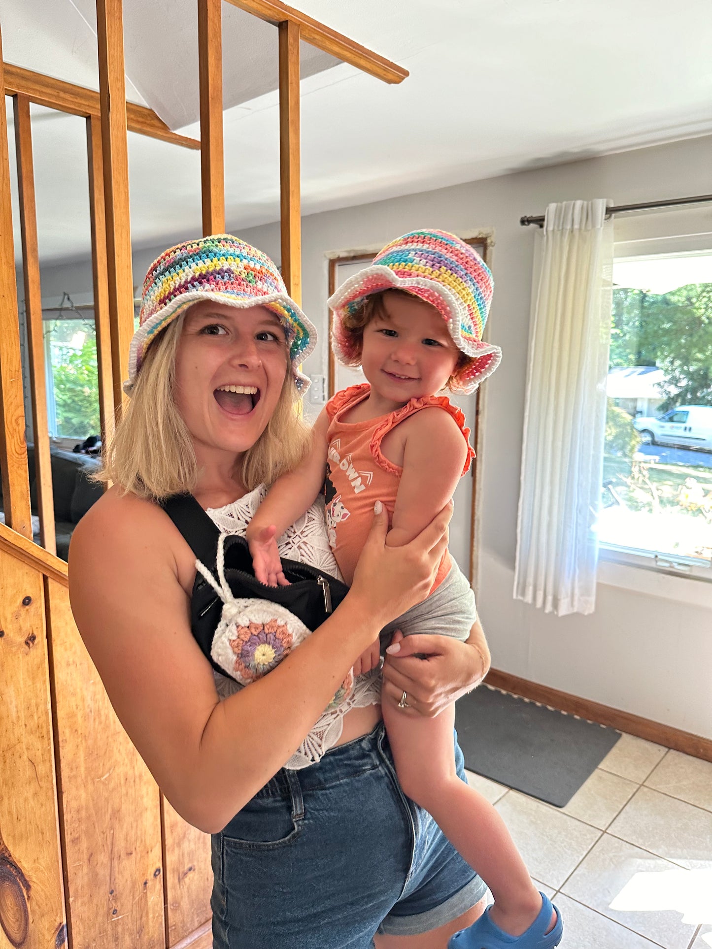 Crochet Bucket Hat Pattern PDF + Video Tutorial | Beginner Friendly Scrappy Hat, Easy Summer Crochet Pattern, DIY Crochet Hat Tutorial