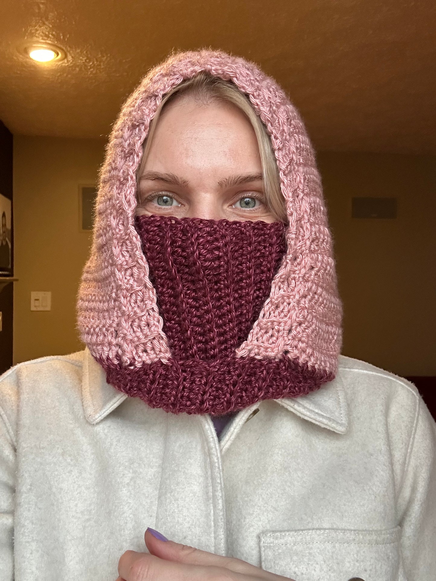 Nor'easter Schoodie Crochet Pattern PDF | Made to Measure Hood +Scarf Pattern