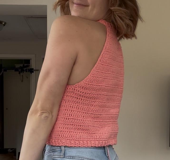 Roma Tank + Halter Crochet Pattern PDF AND EXCLUSIVE Video Tutorial Access - Crochet Tank Top Pattern - Boho Style Crochet Top