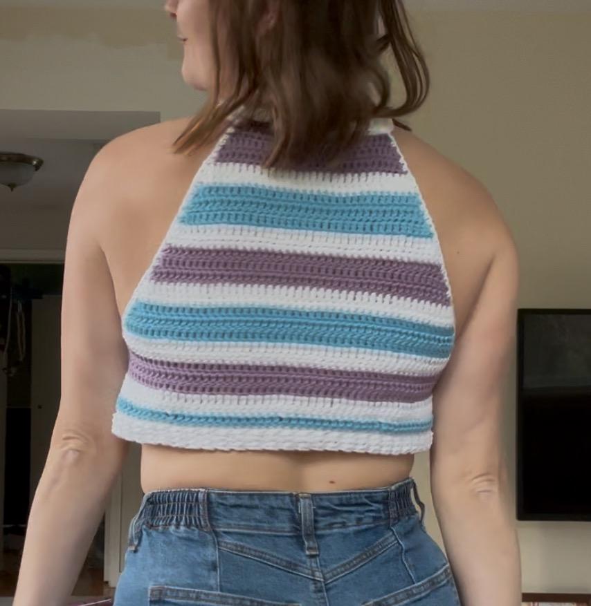 Roma Tank + Halter Crochet Pattern PDF AND EXCLUSIVE Video Tutorial Access - Crochet Tank Top Pattern - Boho Style Crochet Top